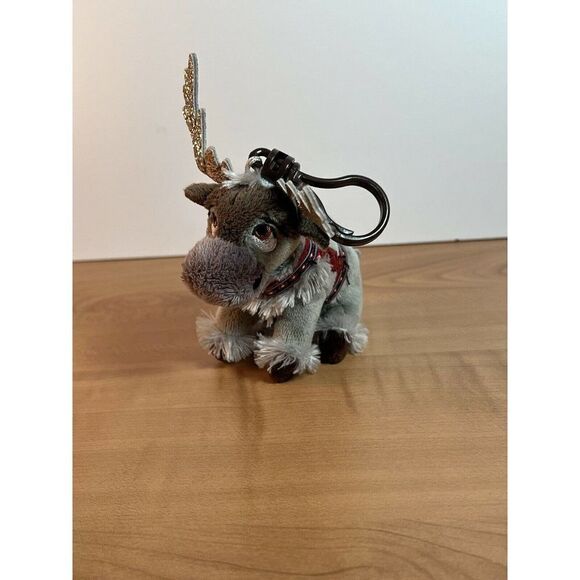 TY Beanie Babies Frozen II Sparkle Sven Keychain Disney Christmas Plush 4” - Picture 2 of 7